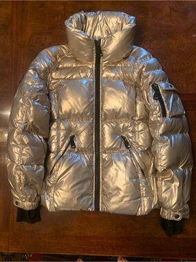 Teen SAM Metallic Rose Gold Puffer Coat perfect for winter